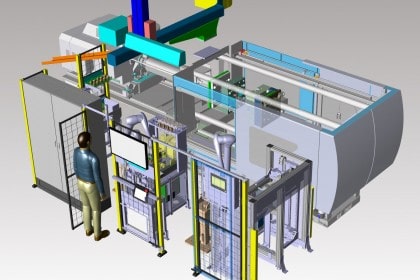 Automatic welding and 3D inspection robot automation system using seam tracking