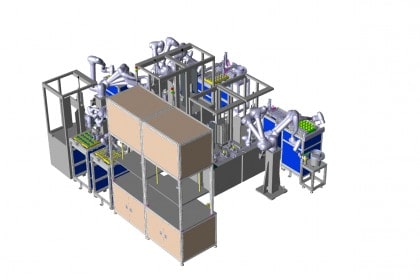 Automatic welding and 3D inspection robot automation system using seam tracking