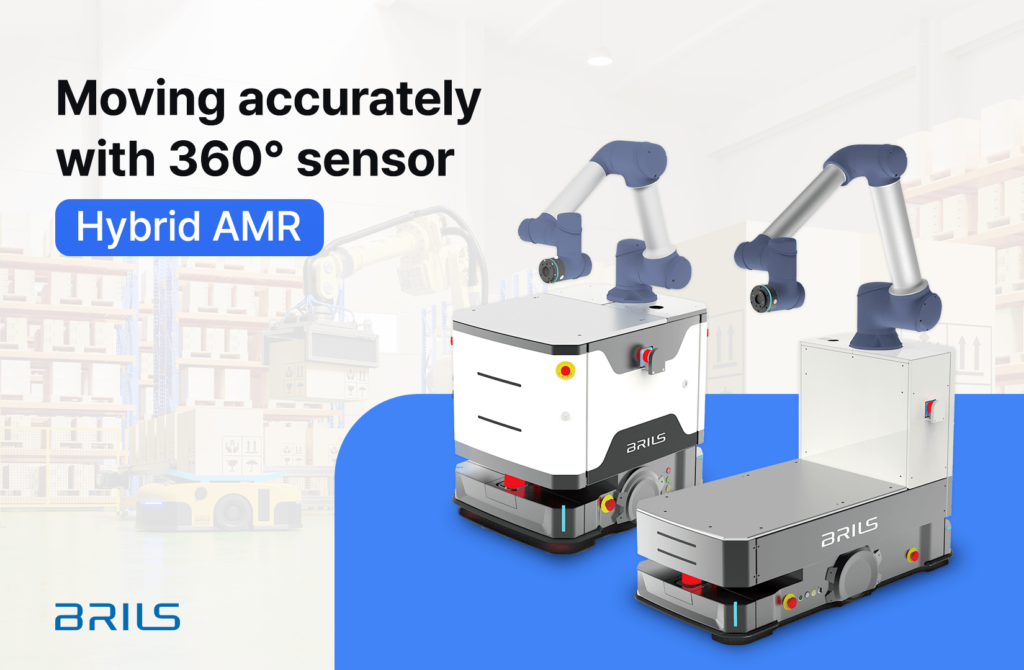 Moving accurately with 360 degree sensor Hybrid AMR