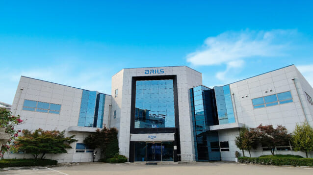 Full view of the BRILS Incheon headquarters building